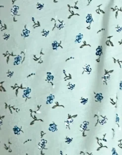 Motel Rocks Printed Skirts | A Line Skirts-Mckenna Mini Skirt in Pretty Petal Green
