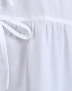 Motel Rocks Tailoring | Shirts And Blouses-Medda Puff Sleeve Shirt in Poplin White