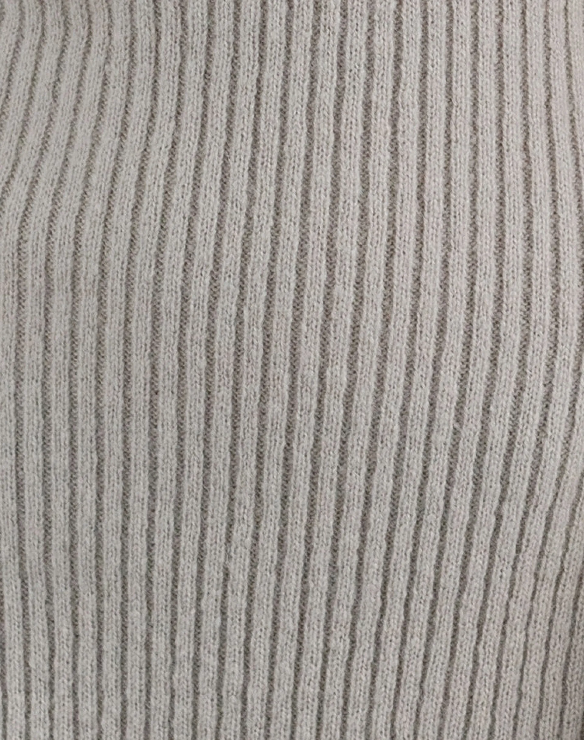Motel Rocks Bodycon Dresses | Long Sleeve Dresses-Meghan Dress in Wider Rib Knit Ecru