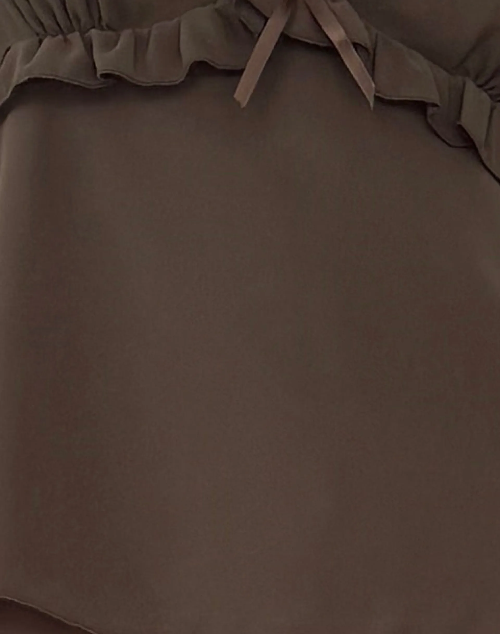 Motel Rocks Strappy Tops | Going Out Tops-Melinda Frill Cami Top in Chiffon Olive ChiffonOlive