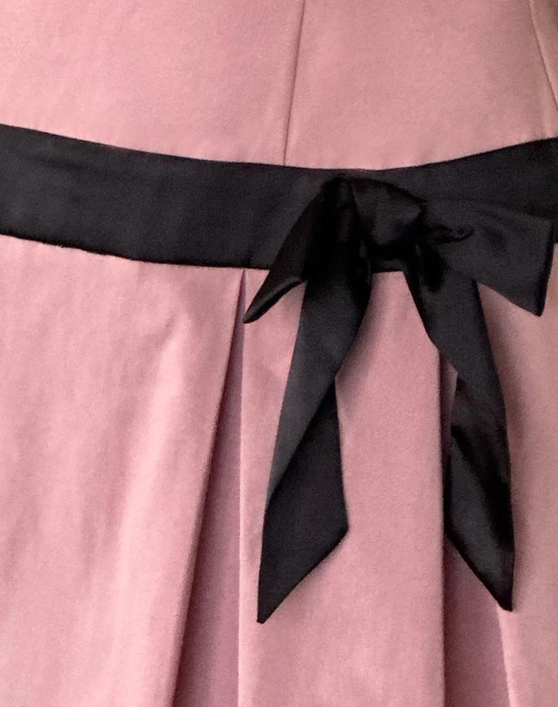 Motel Rocks Day Dresses | Mini Dresses-Michelia Mini Dress in Pink with Black Bow PinkwithBlackBow