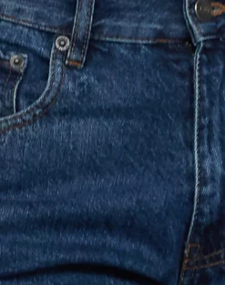 Motel Rocks Jeans | Low Rise Pants-Mid Rise Awkward Parallel Jeans in Mid Blue Used MidBlueUsed