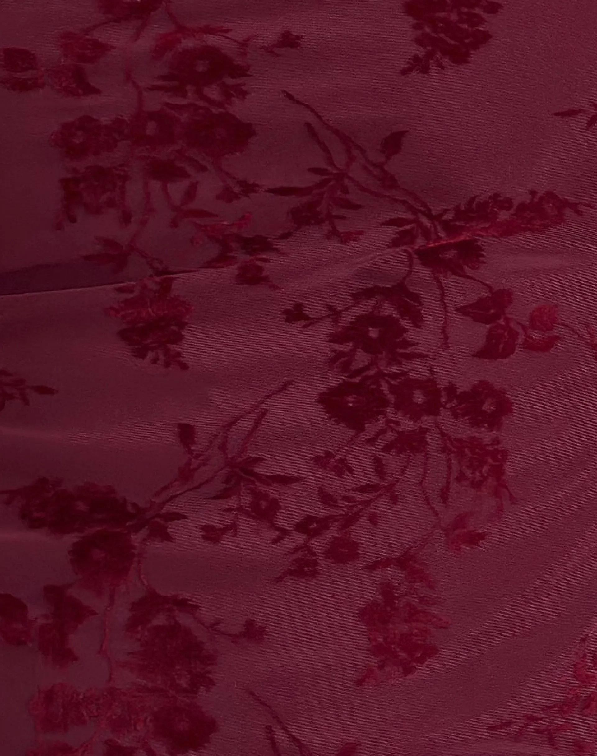 Motel Rocks Vest Tops | Going Out Tops-Moni Vest Top in Botanical Flower Maroon BotanicalFlowerMaroon