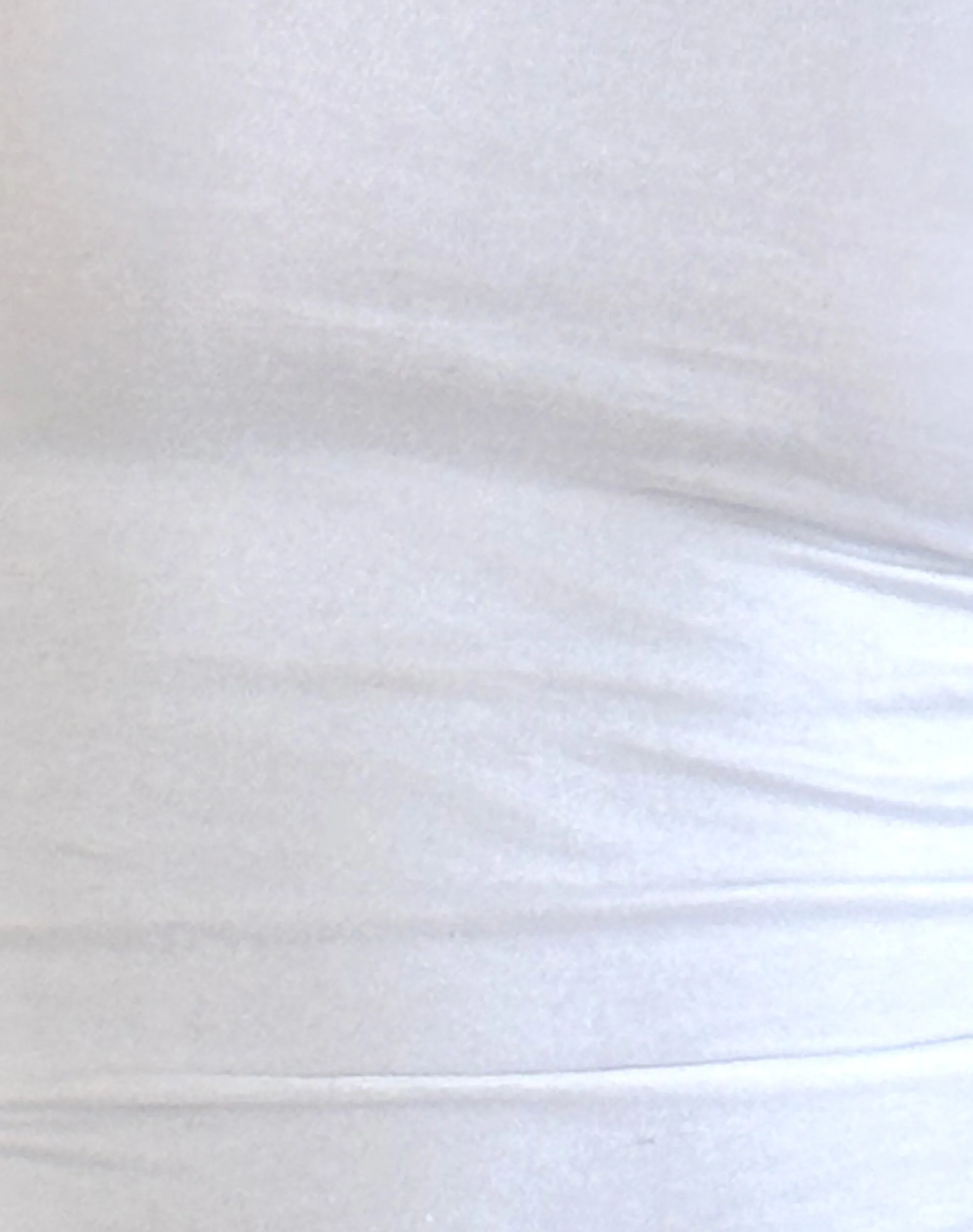 Motel Rocks Basic Tops-Monsel Tie Front Top in White with Faded Denim Binding WhitewithFadedDenimBinding