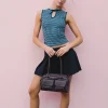 Motel Rocks Tailoring | Vest Tops-Monsela Top in Mini Gingham Dark Blue MiniGinghamDarkBlue