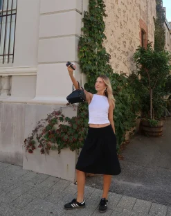 Motel Rocks Basics | Basic Tops-MOTEL X JACQUIE Dudley Vest in White