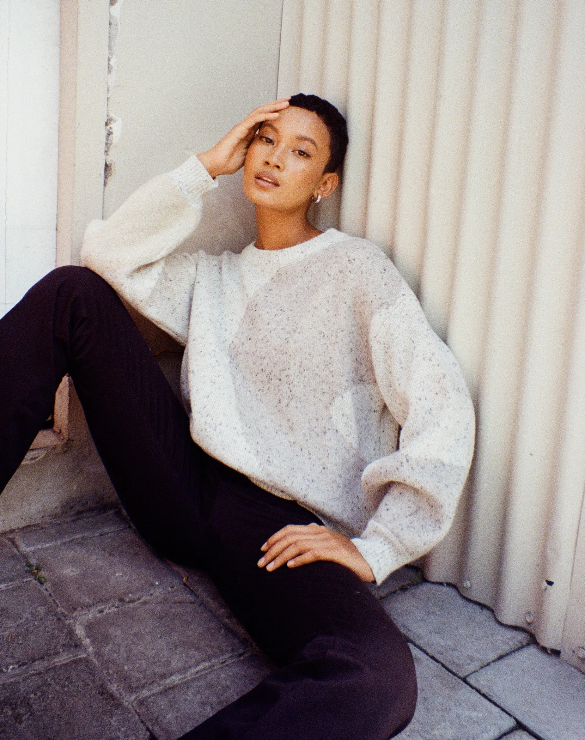 Motel Rocks Jumpers-Namari Jumper in Abstract Splodge AbstractSplodge