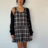 Motel Rocks Printed Dresses | Day Dresses-Namaya Mini Dress in Black White Check