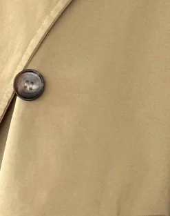 Motel Rocks Jackets | Coats-Narto Boxy Trench Jacket in Tan