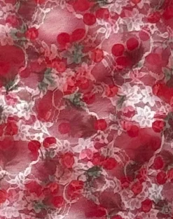 Motel Rocks Printed Dresses | Party Dresses-Nawari Midi Dress in Printed Lace Cherry