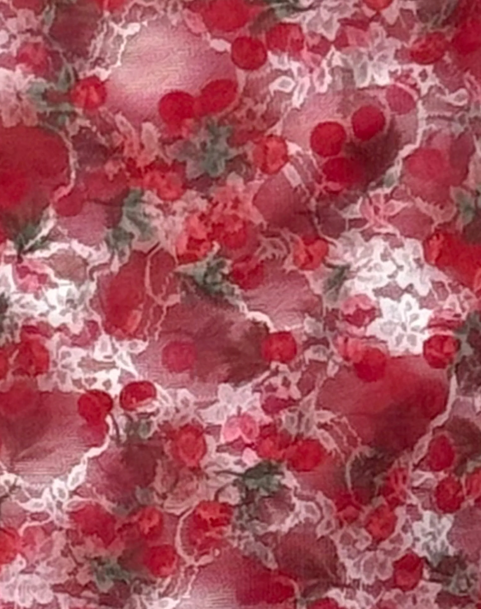 Motel Rocks Printed Dresses | Party Dresses-Nawari Midi Dress in Printed Lace Cherry