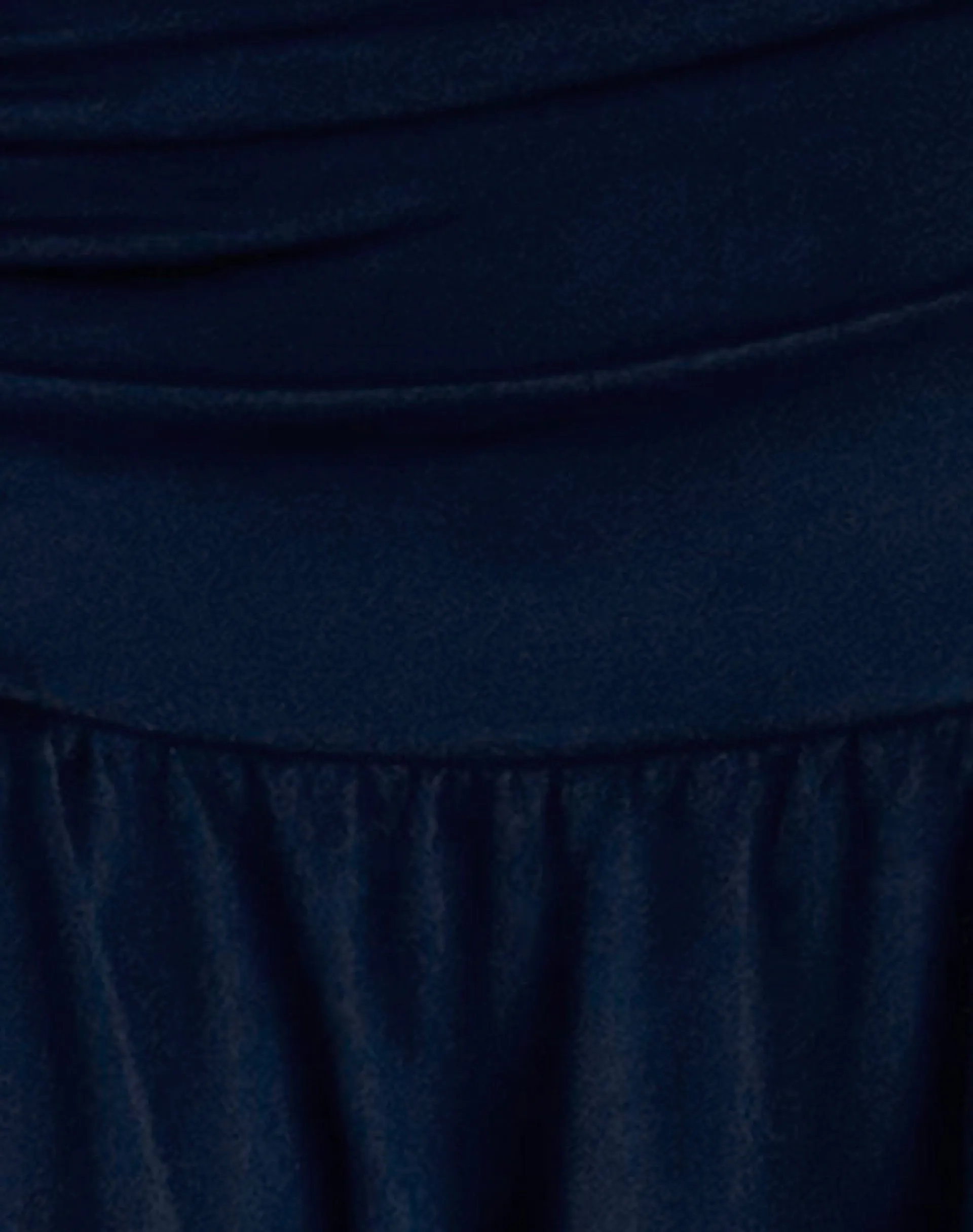 Motel Rocks Mini Skirts-Nefeli Mini Skirt in Lycra Dark Navy LycraDarkNavy