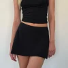 Motel Rocks Basics | A Line Skirts-Nidya A-Line Mini Skirt in Black