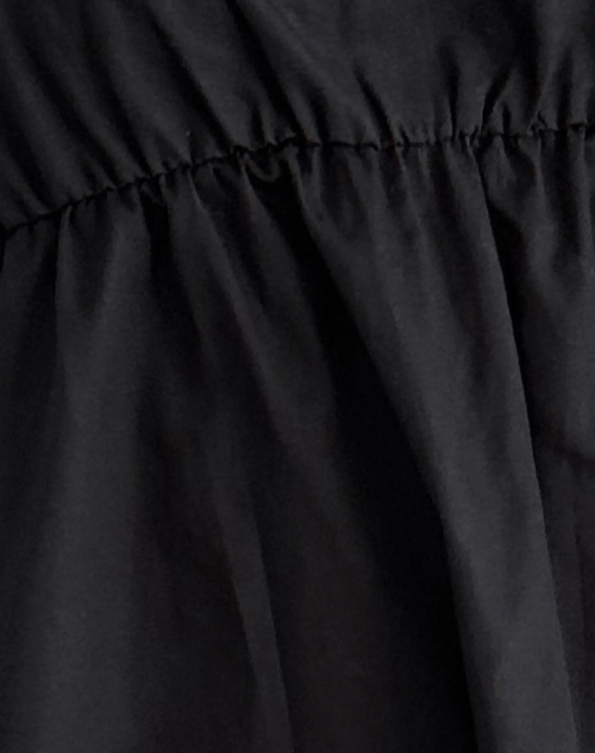 Motel Rocks Day Dresses-Nigta Tie Front Mini Dress in Poplin Black