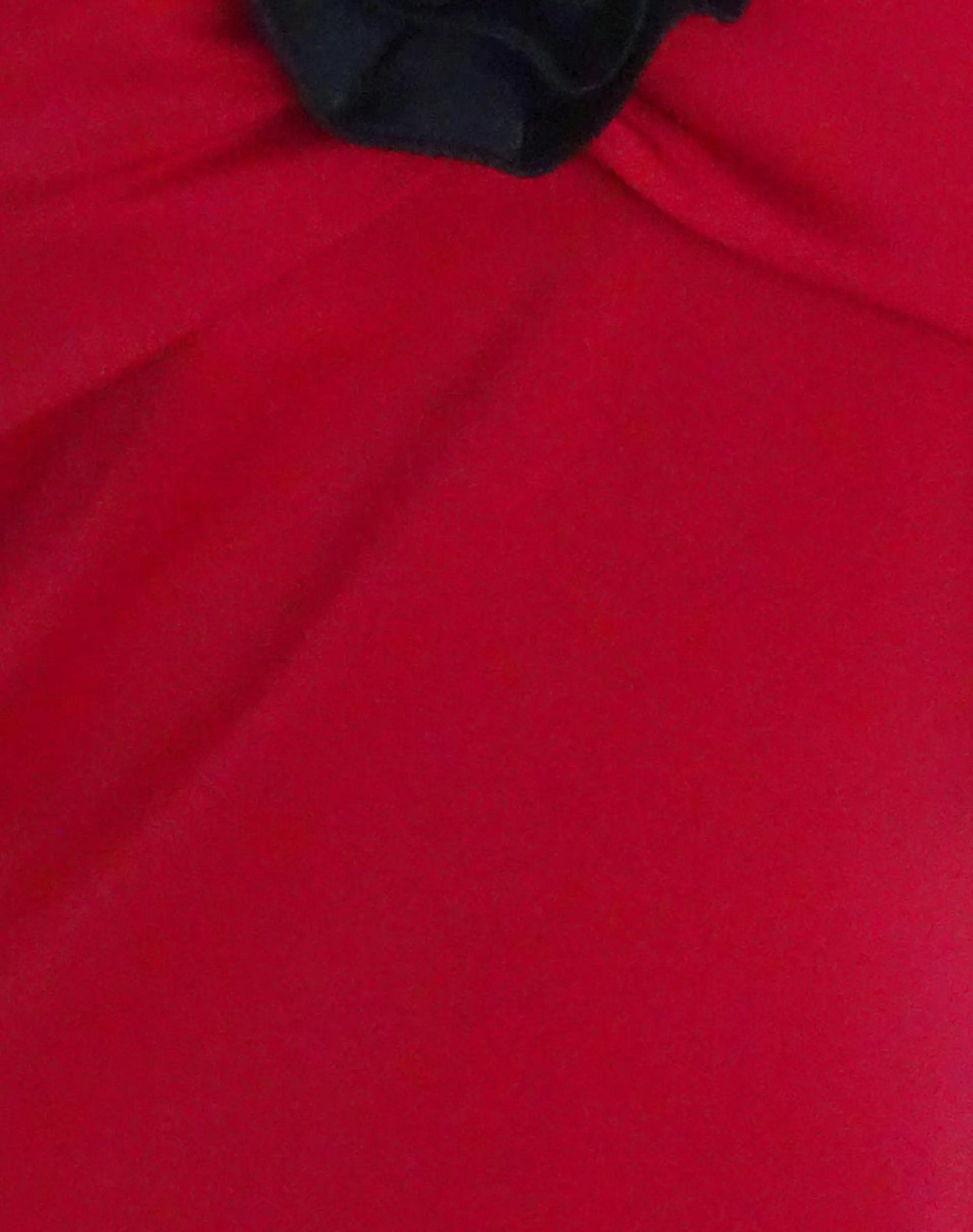 Motel Rocks Bandeau Dresses | Bodycon Dresses-Ninivala Dress in Red with Black Rosette RedwithBlackRosette