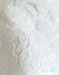 Motel Rocks Co-Ords | A Line Skirts-Nisya Skirt in Textured Floral White
