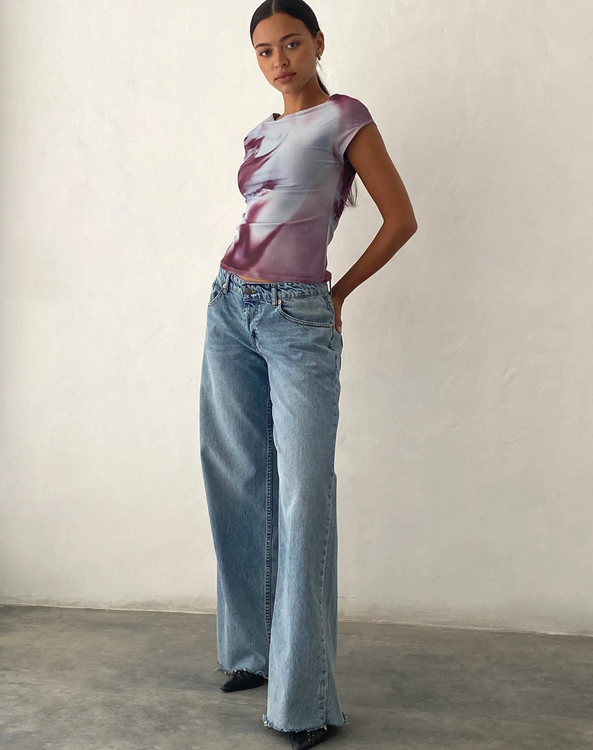 Motel Rocks Printed Tops | Tees-Nova Top in Anatomy of Nature Grey AnatomyofNatureGrey
