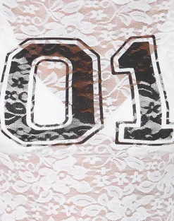 Motel Rocks Lace Tops-Nova Top in Ivory Lace with 01 Big Print IvoryLacewith01BigPrint