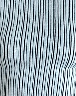 Motel Rocks Basic Tops | Printed Tops-Nova Top in Jersey Blue and Black Stripe JerseyBlueandBlackStripe
