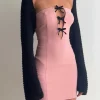 Motel Rocks Party Dresses-Novara Mini Dress in pink