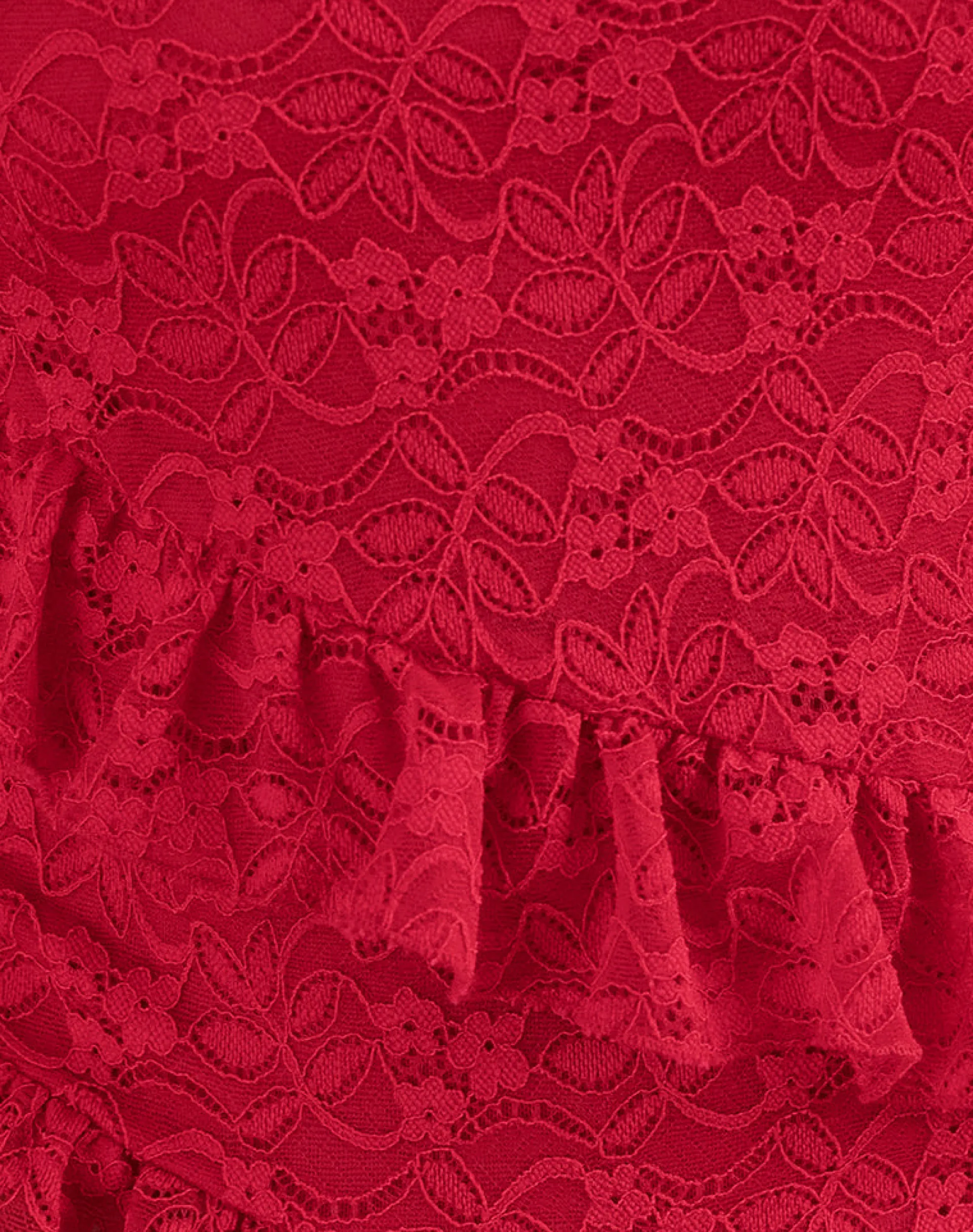 Motel Rocks Strappy Tops | Going Out Tops-Octavia Asymmetric Cami Top in Lace Red LaceRed