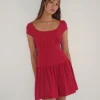 Motel Rocks Day Dresses | Party Dresses-Ohayo Mini Dress in Adrenaline Red