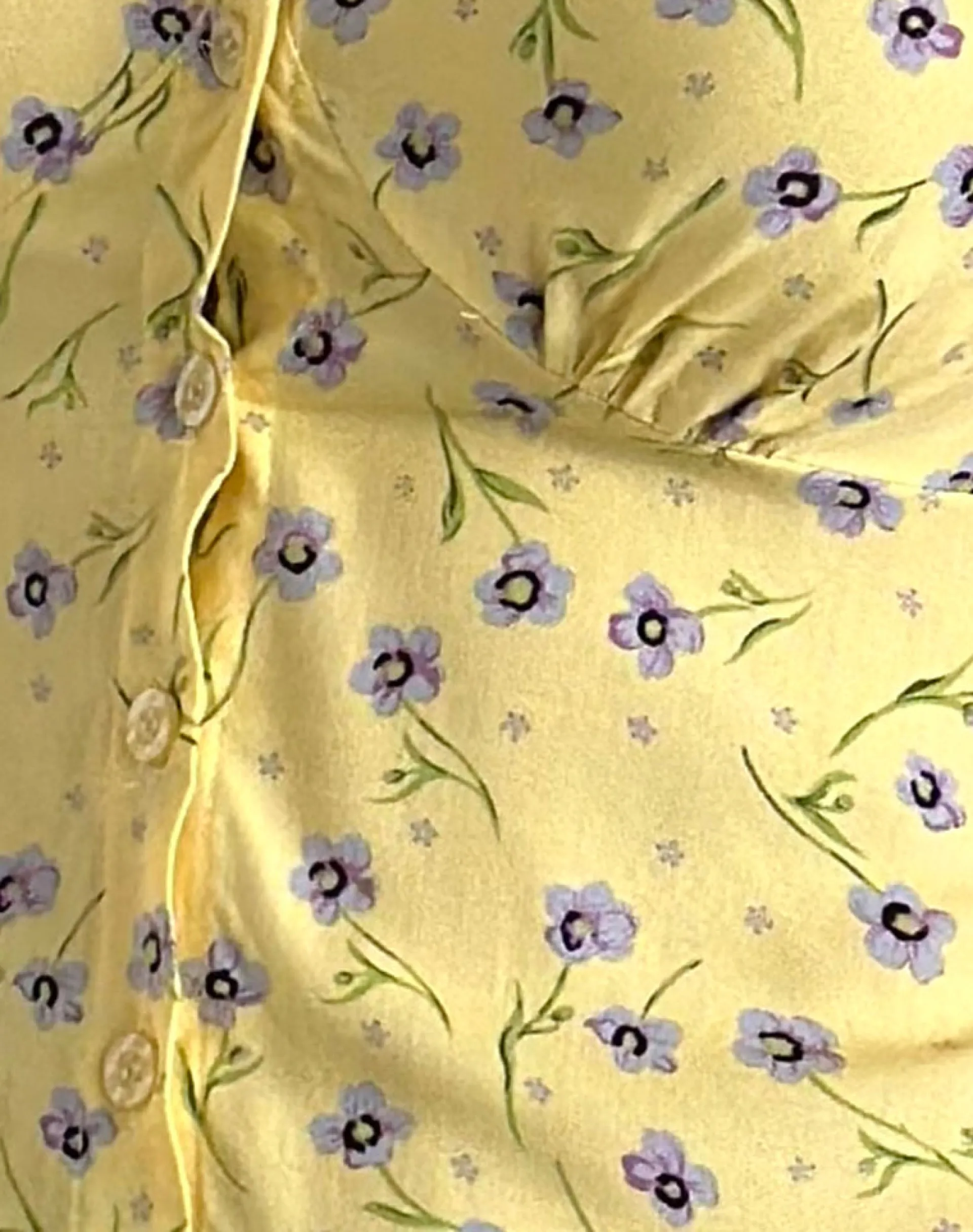 Motel Rocks Printed Dresses | Day Dresses-Omoni Mini Dress in Wild Flower Lemon Drop WildFlowerLemonDrop