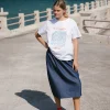 Motel Rocks Tees-Oversized Basic Tee in Riomaggiore Italy White RiomaggioreItalyWhite