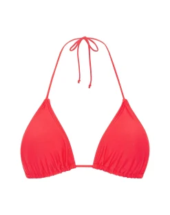 Motel Rocks Swimwear-Pami Bikini Top in Scarlet Red ScarletRed