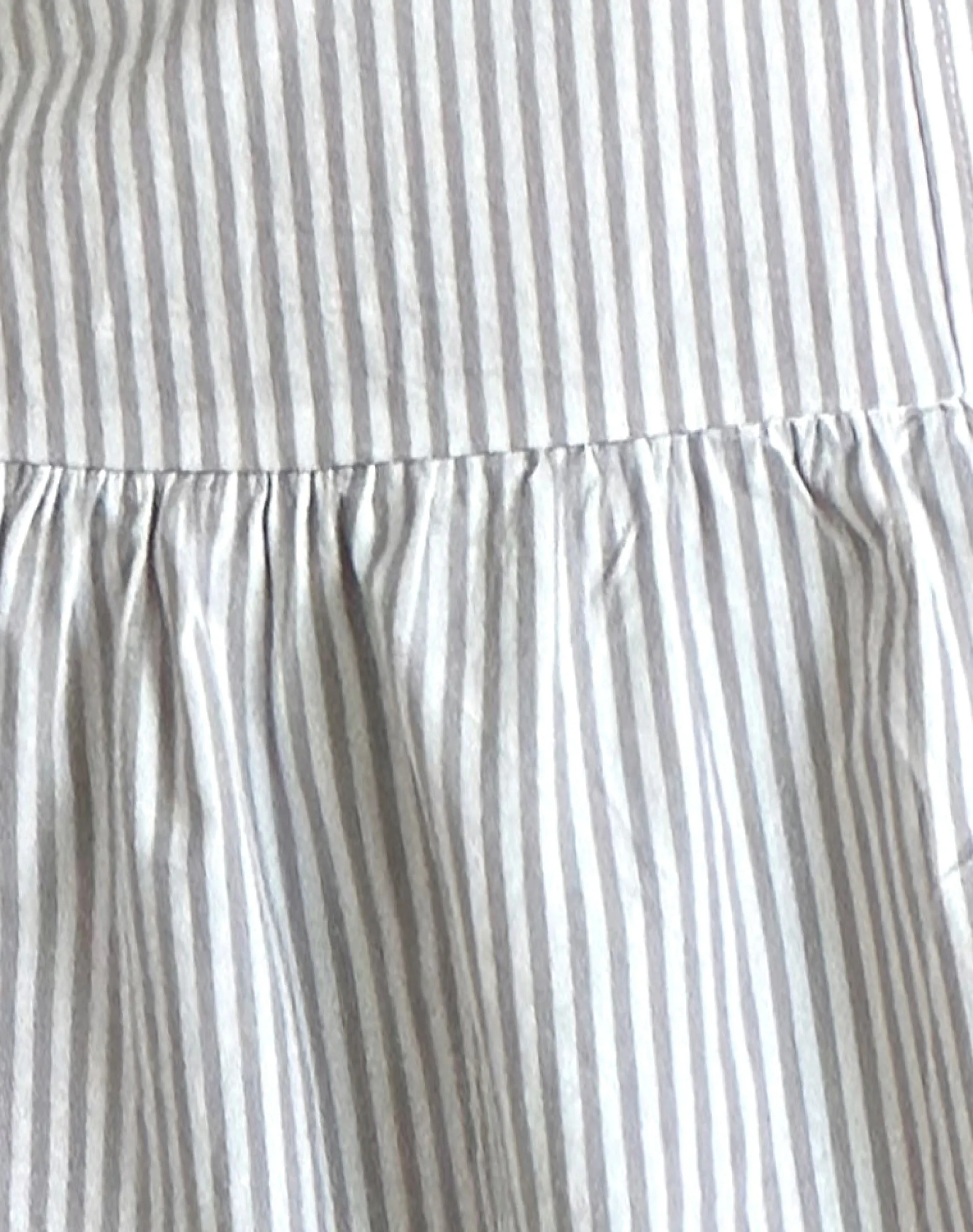 Motel Rocks Printed Dresses | Day Dresses-Panja Mini Dress in Small Stripe Vertical Grey