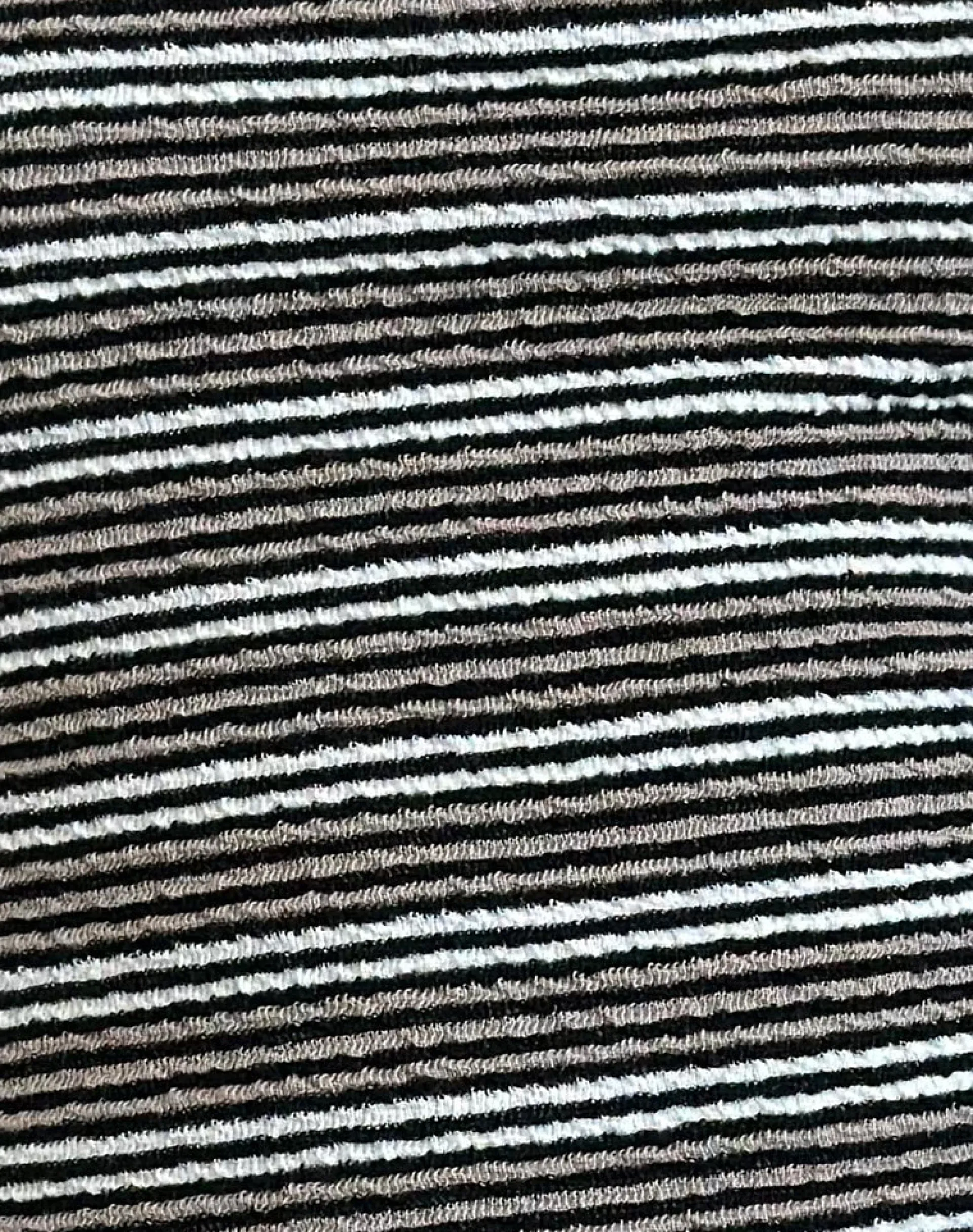 Motel Rocks Co-Ords | Basic Tops-Peggy Bandeau Top in Black and Brown Stripe BlackandBrownStripe
