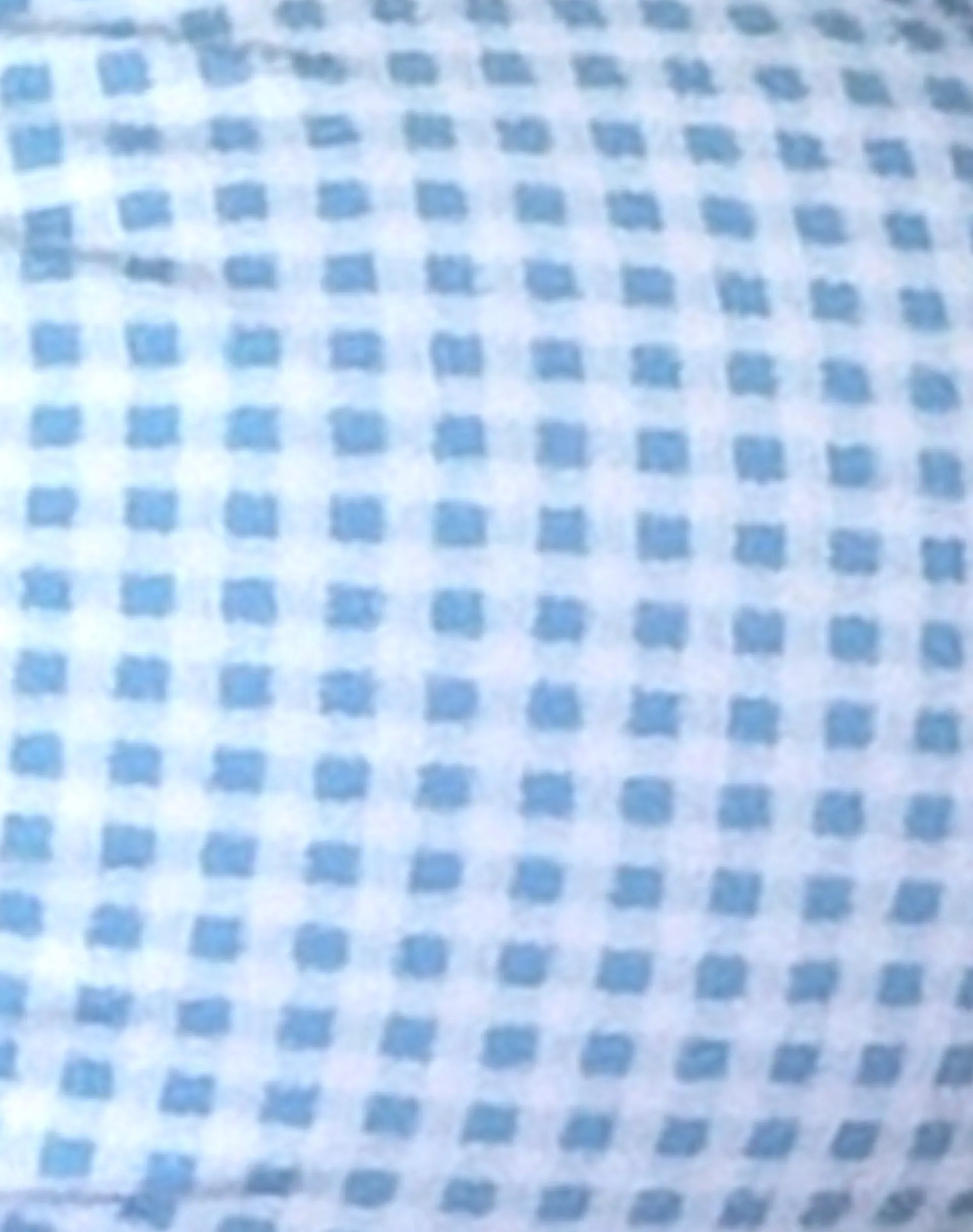 Motel Rocks Swimwear-Racola Bikini Top in Blue Gingham BlueGingham