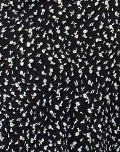 Motel Rocks Printed Skirts | Midi Skirts-Rahyu Midi Skirt in Black Ditsy Romance