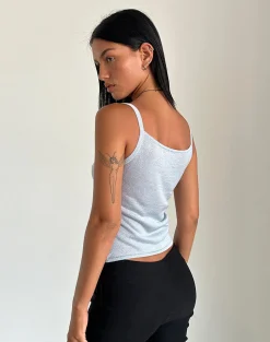 Motel Rocks Basics | Vest Tops-Raiya Vest Top in Baby Blue