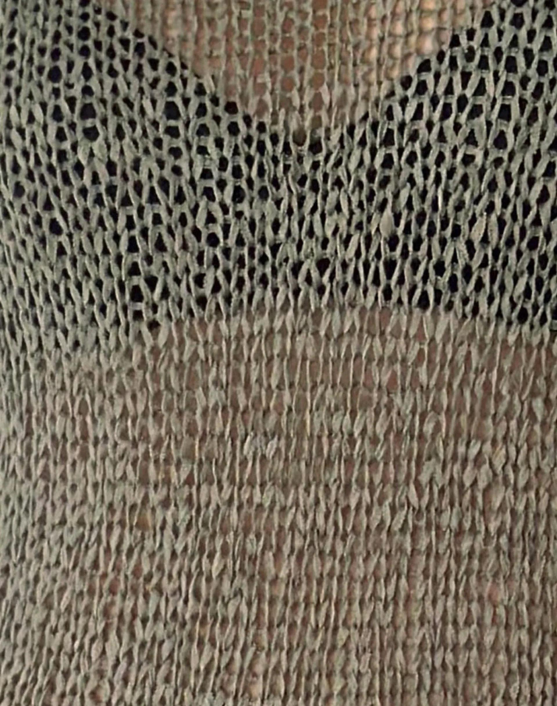 Motel Rocks Jumpers-Rajiya Open Weave Jumper in Olive