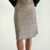 Motel Rocks Co-Ords | Printed Skirts-Rajuli Midi Skirt in Dainty Leopard Light Brown