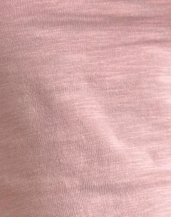 Motel Rocks Basics | Basic Tops-Ralda Curved Jersey Tee in Pink Lady PinkLady