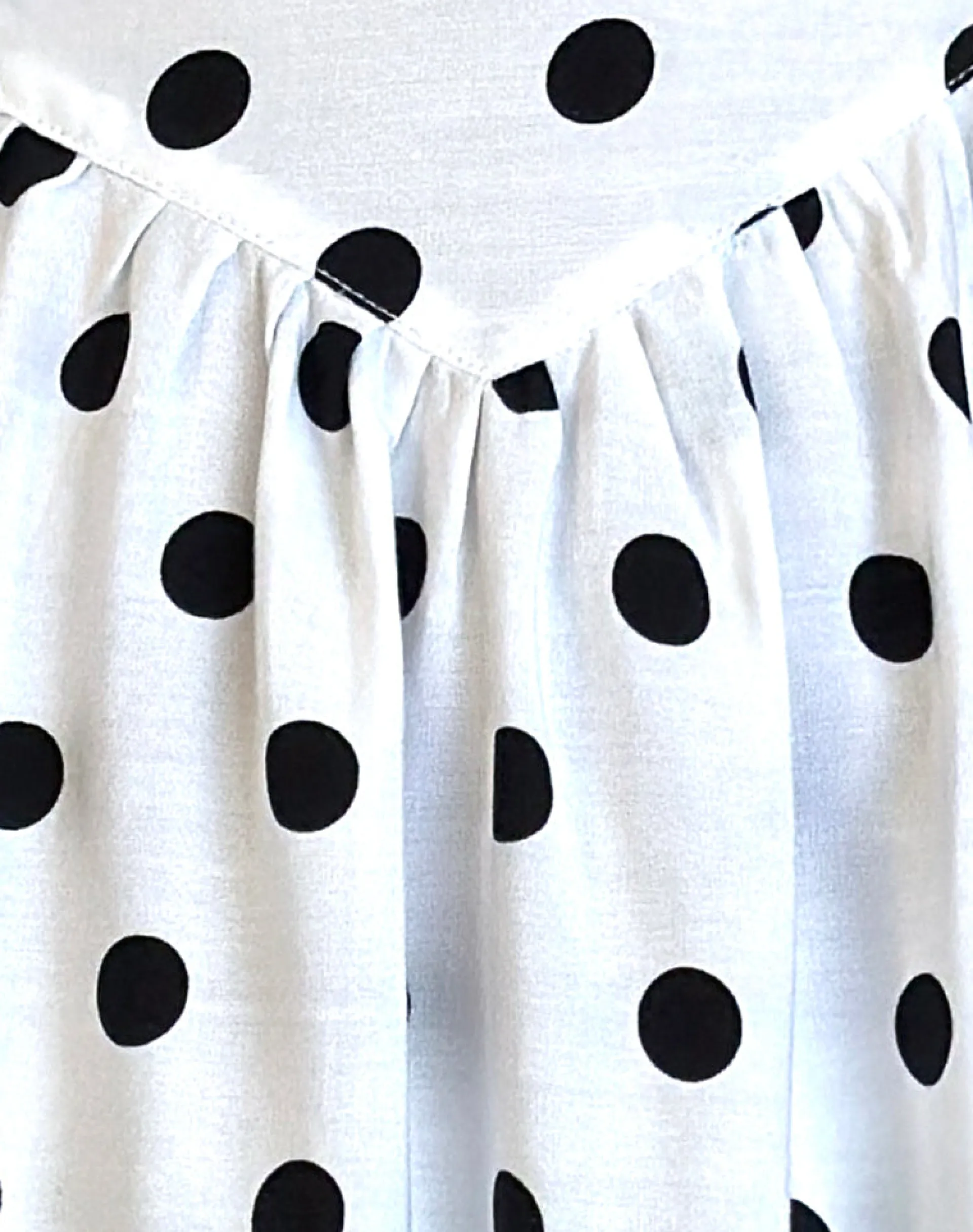 Motel Rocks Printed Dresses | Day Dresses-Ramana Mini Dress in 80s Polka White 80sPolkaWhite