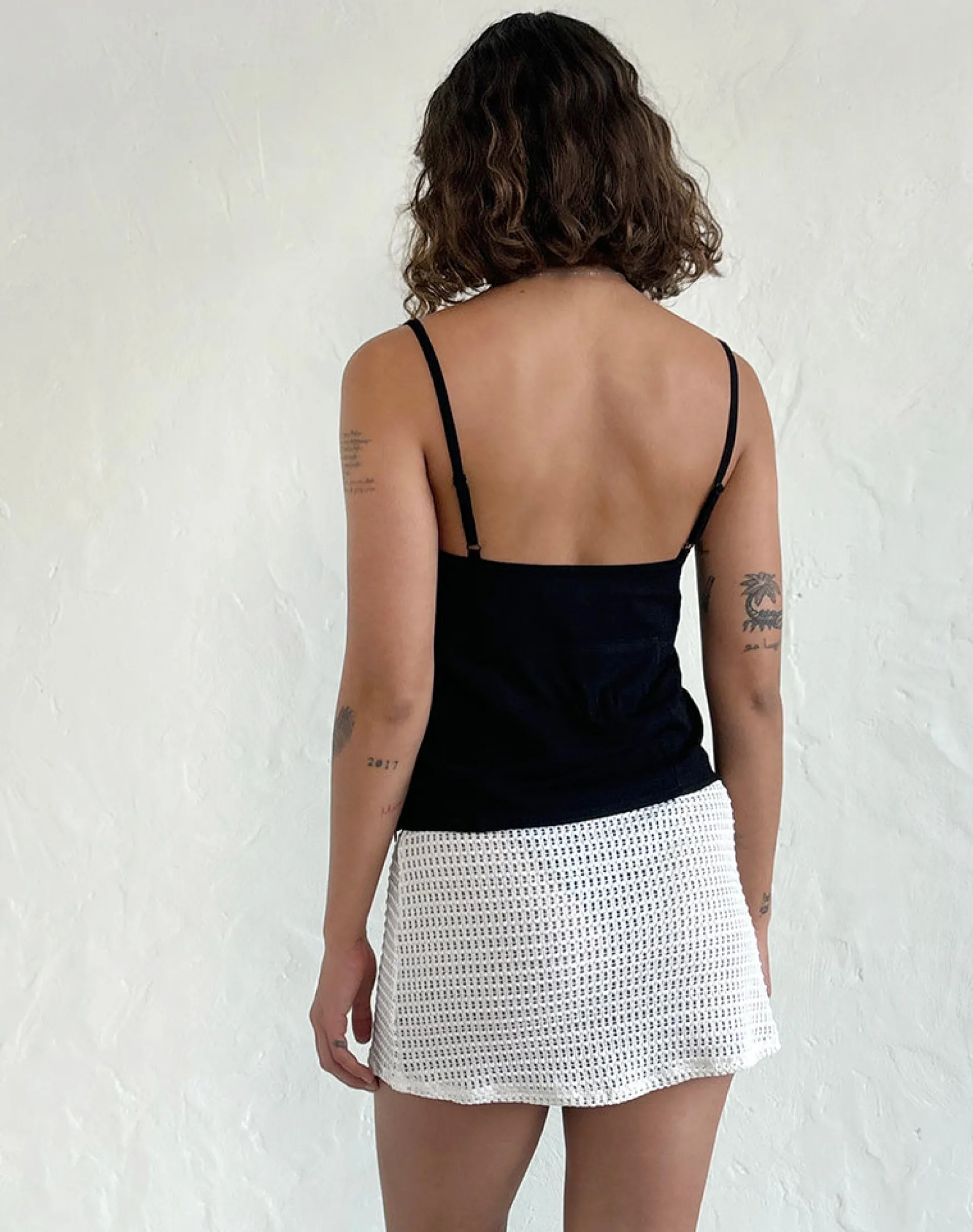 Motel Rocks Strappy Tops-Rey Cami Top in Black