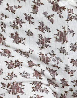Motel Rocks Underwear | Loungewear-Ritulia Ribbed Micro Short in Ditsy Floral Cream DitsyFloralCream