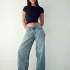 Motel Rocks Low Rise Pants | Jeans-Roomy Extra Wide Low Rise Jeans in Vintage Blue Wash VintageBlueWash