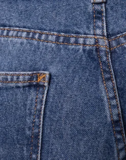 Motel Rocks Low Rise Pants | Jeans-Roomy Extra Wide Low Rise Jeans in Mid Blue Used MidBlueUsed
