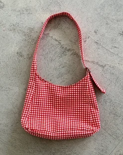 Motel Rocks Accessories-Roscoe Bag in Red Gingham