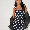 Motel Rocks Co-Ords | Vest Tops-Roxe Vest Top in XL Spot Black XLSpotBlack