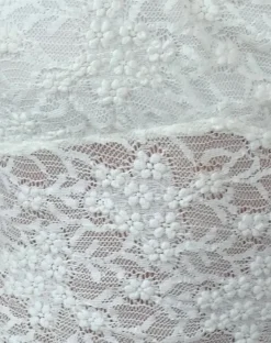 Motel Rocks Lace Tops-Rufte Top in Lace Ivory LaceIvory