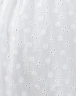 Motel Rocks Midi Skirts-Rusma Midi Skirt in White Broderie