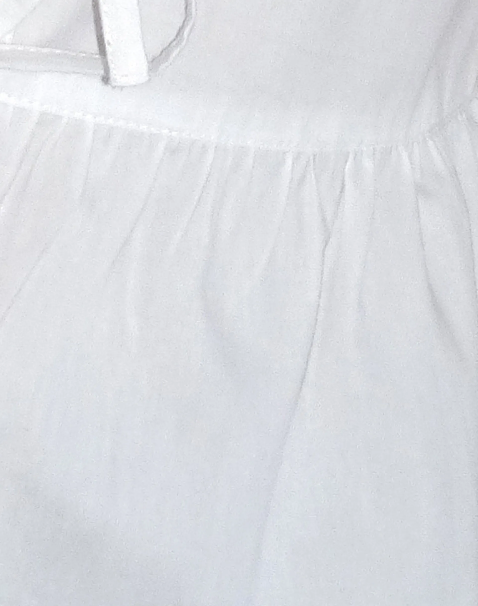 Motel Rocks Basic Tops | Going Out Tops-Ryota Tie Front Blouse in White with White Binding WhitewithWhiteBinding
