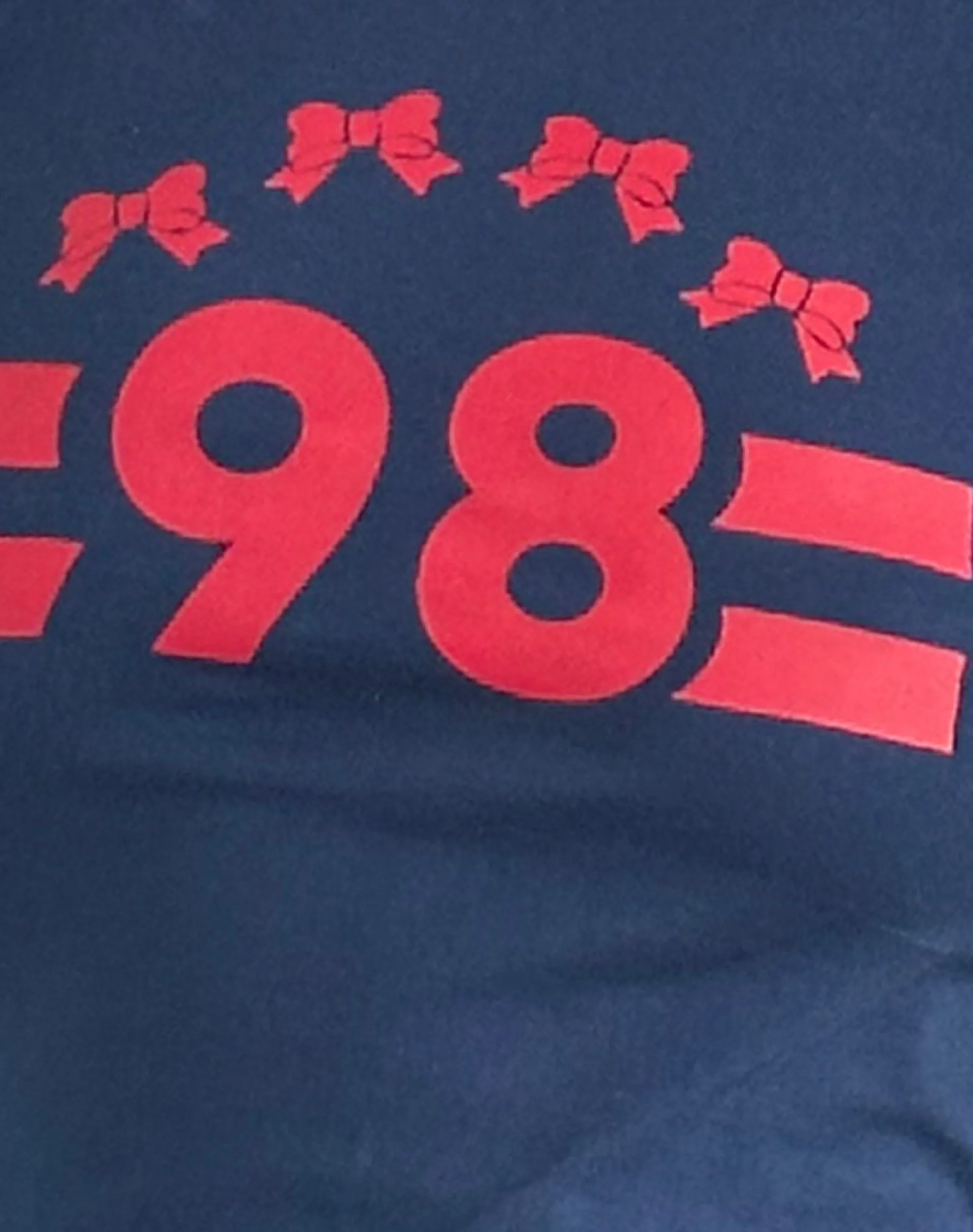 Motel Rocks Printed Tops | Tees-Salda Tee in Navy with Adrenaline Red Binding and '98' Emb NavywithAdrenalineRedBindingand'98'Emb