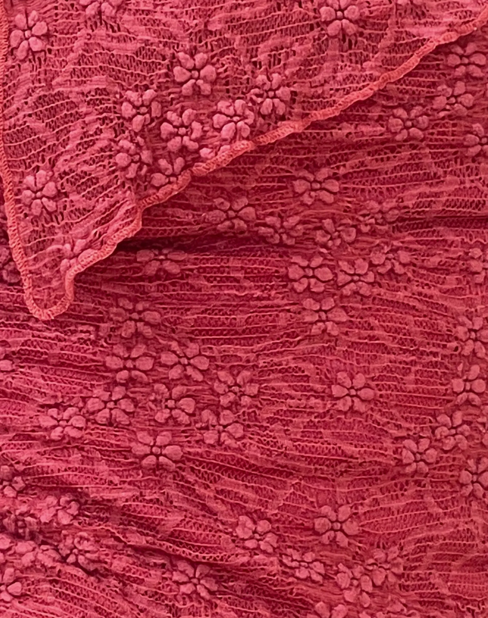 Motel Rocks Lace Tops-Sambu Lace Cami Top in Red LaceRed
