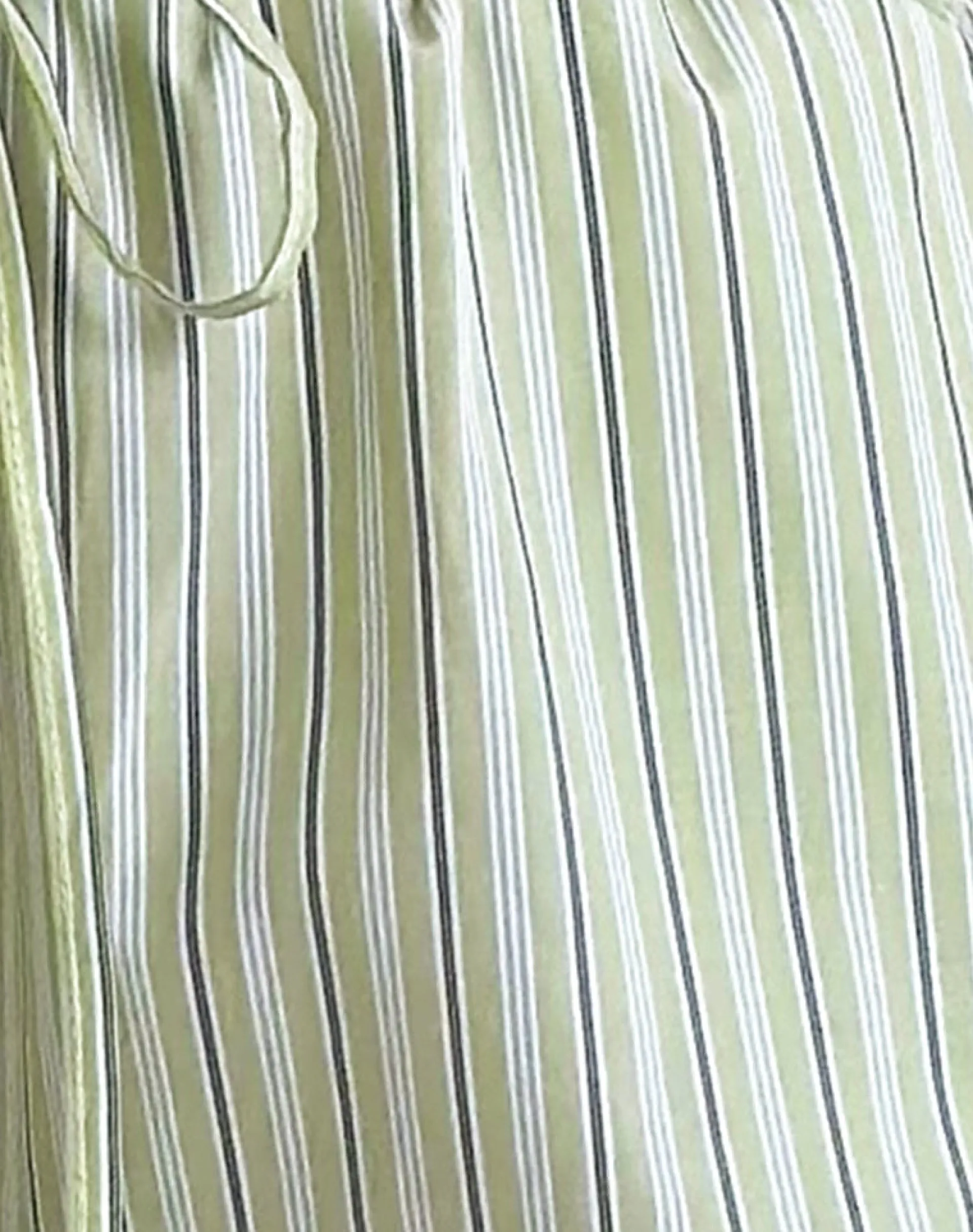 Motel Rocks Low Rise Pants-Samir Trouser in Light Green Stripe LightGreenStripe